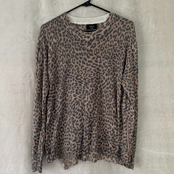 Leopard Lightweight Sweater - Picture 3 of 4